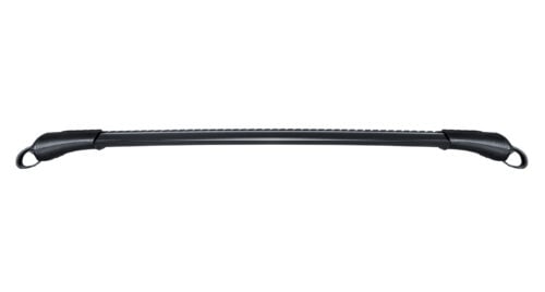 Mercedes GLS with roof rails 2013 onwards Rhino Rack Black Vortex StealthBar (2) (JA8938) - Image 4