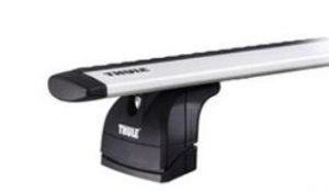 BMW X5 4dr SUV With Roof Rails - Low E70 03/07 to 10/13 Thule Wingbar Evo Roof Racks (pr) (711300/753000/184003) - Image 2