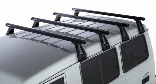 Toyota Landcruiser Troop Carrier Heavy Duty Black 2 Bar Roof Racks (JA0806) - Image 3