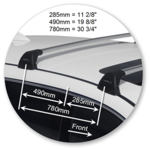 Mazda CX-9 2nd Gen 5dr SUV 07/16 - on Yakima Flush Bars (pr) (S27Y/K1010W) - Image 2