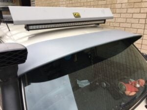 Toyota Land Cruiser 80-82 Series Solid Windscreen Sunvisor - Image 4