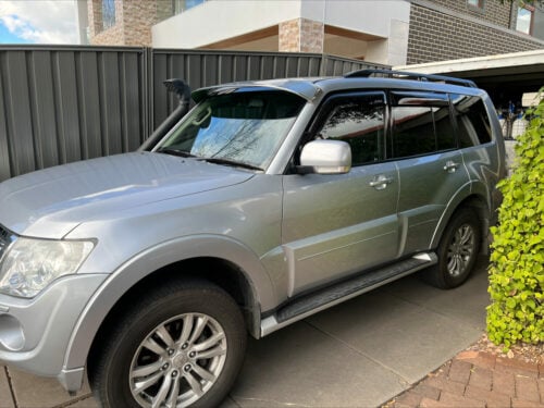 Mitsubishi Pajero 4dr 4WD LWB NM – NW 05/2000on Solid Windscreen Sunvisor - Roof Rack World