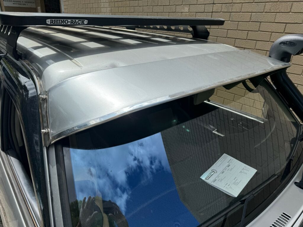 Nissan MQGQ Patrol 19801997 Solid Windscreen Sunvisor Roof Rack World