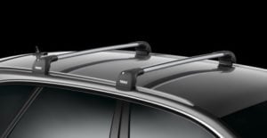 Audi Q8 5dr SUV Jan 2019 on Thule Wingbar Edge Roof Racks (pr) (721400/721400/720600/186089) - Image 2
