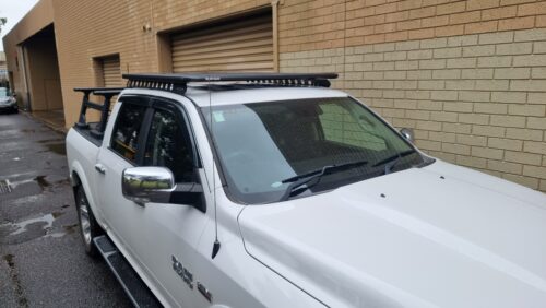 RAM 1500 4dr Crew Cab Jan 2011 - 2018 Rhino Pioneer Platform with Backbone (1500mmx1430mm) (JC-01624) - Image 2