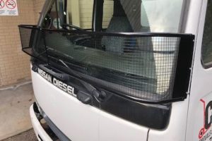 Isuzu FRR-S Black Windscreen Stone Guard (1994-2008) - Image 4