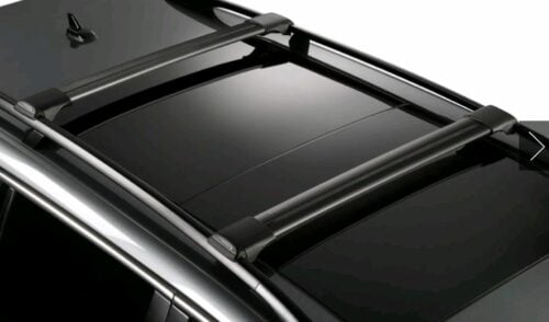 Mercedes M-Class 2006 - 2011 (with raised rails) Yakima Black Rail Bar (pr) (S55YB) - Image 3