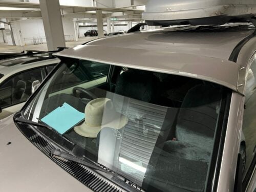 Toyota LandCruiser 200 Series 11/2007- 2021 Solid Windscreen Sunvisor - Image 4