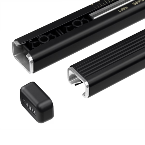Holden Captiva 5&7 with Roof Rails 12/09on Thule SquareBar Roof Racks (pr) (712200/710410) - Image 2