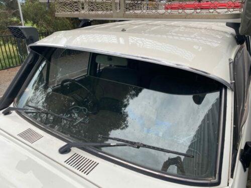 Toyota LandCruiser 60-62 Series Jan 1980 - Jan 1990 Solid Windscreen Sunvisor - Image 3