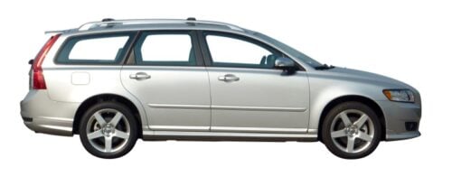 Volvo V50 5dr Wagon w/ Roof Rails 2008on Yakima RailBars (pr) (S54Y) - Image 3