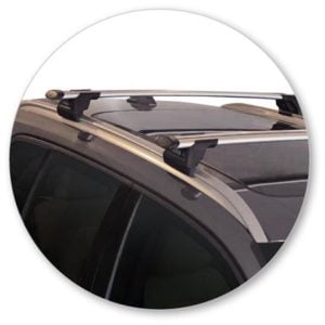 Toyota Landcruiser 300 Series with roof rails Yakima Through Roof Racks (pr) (S18Y/K328) - Image 2