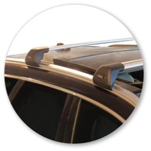 Volvo XC60 5dr SUV W/Flush Rails 10/17on Yakima FlushBar Roof Racks (pr) (S6Y/K946W) - Image 2