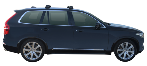Volvo XC90 4dr SUV With Flush Roof Rails 08/15on Yakima FlushBar Roof Racks (pr) (S7Y/K946W) - Image 3
