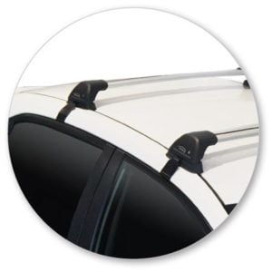 Kia Cerato 4dr Sedan June 2018 - on Yakima Silver Flush Bars (2) (S25Y/K1110) - Image 3