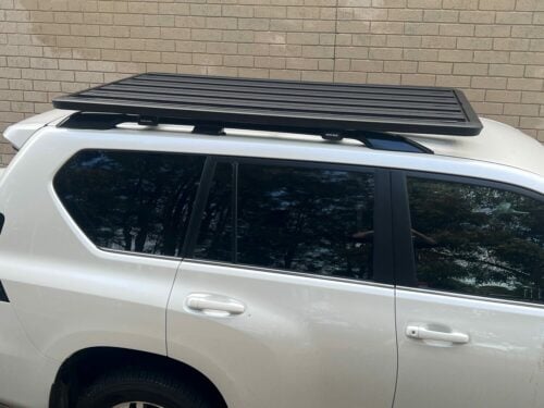 Toyota Prado 150 Series with roof rails Nov 2009 - 2024 Pioneer 6 Platform (1900mmx1240mm) connects to rails (JC-01602) - Image 2