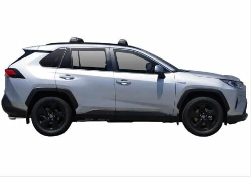 Toyota Rav4 (with factory rails) 05/19on Yakima Flush Silver Bars (pr) (S25Y/K1143) - Image 3