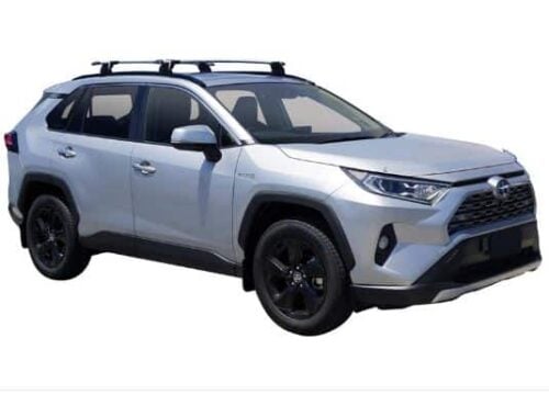 Toyota Rav4 (with factory rails) 05/2019on Pro Rack Silver Through Bars (S16Y/K1143) - Image 4