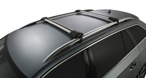 Skoda Superb 4dr Wagon With Roof Rails 03/16on Rhino-Rack Vortex Stealthbar Roof rack (pr) (JA7954) - Image 3