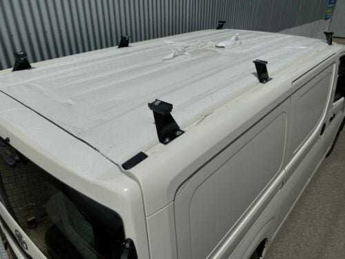 Toyota Hiace Gen6 LWB/SLWB 06/19on RoofRack World Steel Legs + Mounting Kit - Image 2