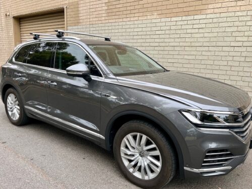 Volkswagen Touareg 5dr SUV w/ Flush Rails 2019 - May 2024 Thule WingBar Evo Roof Racks (pr) (711300/710600/186053) - Image 9