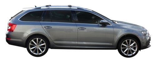 Skoda Octavia 5E Wagon With Roof Rails 11/13 - 03/2021 Yakima Rail Bar Roof Racks (pr) (S53Y) - Image 2