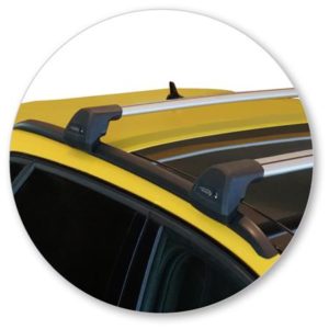 Audi A3 5dr Hatchback w/ Solid Roof Rails 05/13on Yakima Flush Bar Roof Racks (pr) (S26Y/K772W) - Image 3