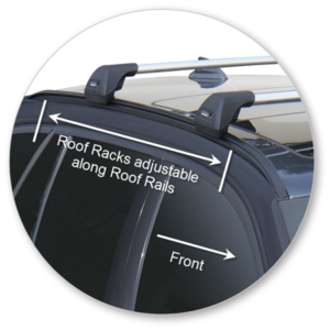 BMW 3 Series Touring F31 4dr Wagon With Flush Rails 02/13on Yakima Flush Bar Roof Racks (pr) (S25Y/K796W) - Image 2