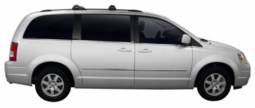 Chrysler Grand Voyager 5dr Van W/ Roof Rails 04/08on Yakima Flush Bar Roof Racks (pr) (S8Y/K328W) - Image 3