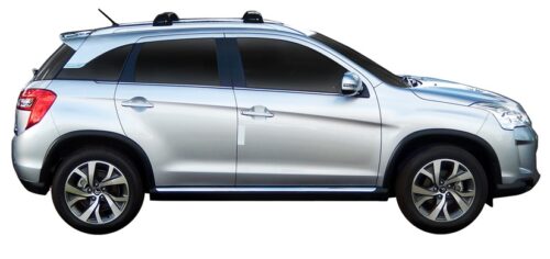 Citroen C4 Aircross 4dr SUV With Flush Rails 07/12on Yakima Flush Bar Roof Racks (pr) (S25Y/K508W) - Image 3