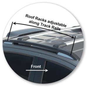 Great Wall Cannon Dual Cab with Roof Rails 2020on Yakima Rail Bar Roof Racks (pr) Black (S46YB) - Image 4