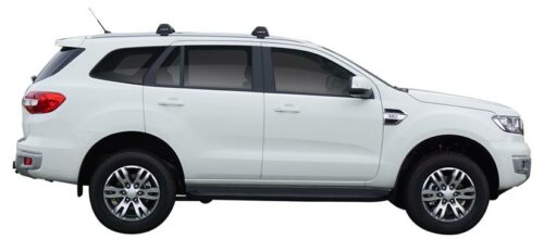 Ford Everest With Flush Rails 2015 - Sep 2022 Yakima Flush Bar Roof Racks (pr) (S25Y/K1038W) - Image 3