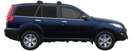 Great Wall X240 5dr SUV 04/11on Yakima Flush Bar Roof Racks (pr) Black (S24YB/K607) - Image 3