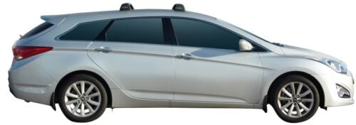 Hyundai i40 Tourer 4dr Wagon With Flush Rails 10/11on Yakima Flush Bar Roof Racks (pr) (S25Y/K534) - Image 3