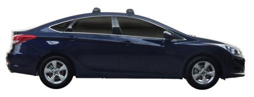 Hyundai i40 4dr Sedan 06/12on Yakima Flush Bar Roof Racks (pr) (S26Y/K686) - Image 3