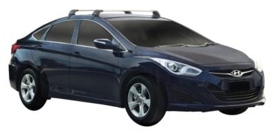 Hyundai i40 4dr Sedan 06/12on Yakima Flush Bar Roof Racks (pr) (S26Y/K686)