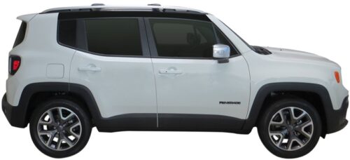 Jeep Renegade BU 4dr SUV With Roof Rails 07/15on Yakima Rail Bar Roof Racks (pr) Black (S46YB) - Image 6