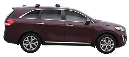 Kia Sorento UM Gen3 with flush rails 06/15 - 07/2020 Yakima Flush Roof Racks (pr) (S26Y/K903) - Image 2
