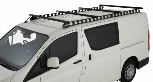 Toyota Hiace Gen Van LWB Rhino-Rack Heavy Duty Roof Racks with Backbone (06/19 - on) (4) (JB1657) - Image 2