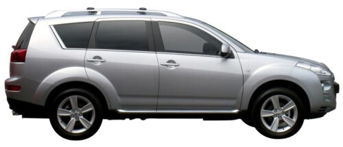 Peugeot 4007 5dr Wagon W/ Roof Rails Yakima Rail Bar Roof Racks (10/09 - on) (pr) (S55Y/4007) - Image 2