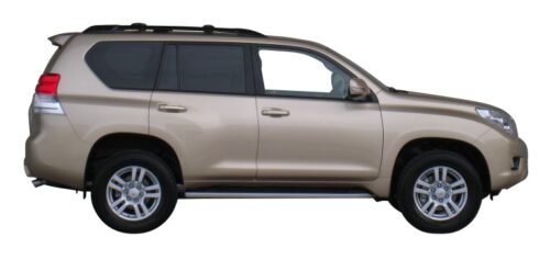Toyota Prado 150 With Roof Rails Black Yakima Rail Bars (2009 - on) (pr) (S45YB) - Image 4