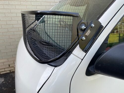 Toyota Hiace LWB Black Windscreen Stone Guard (2005-05/2019) - Image 2