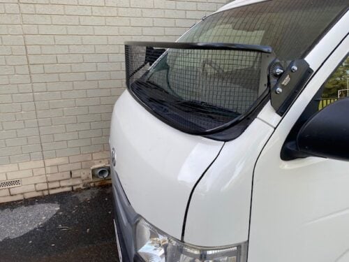 Toyota Hiace LWB Black Windscreen Stone Guard (2005-05/2019) - Image 4