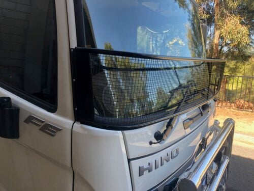 Hino FG-GH-FM-FL-GT 2003on Black Windscreen Stone Guard - Image 3