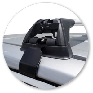 Toyota RAV4 GX (no factory rails) 05/2019on Flush Yakima Silver Roof Racks (S26Y/K1154) - Image 3