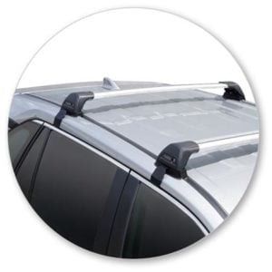Toyota RAV4 GX (no factory rails) 05/2019on Flush Yakima Silver Roof Racks (S26Y/K1154) - Image 4