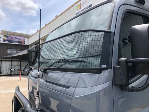 Mitsubishi/Fuso Canter 1995 -2004 Black Windscreen Stone Guard - Image 4