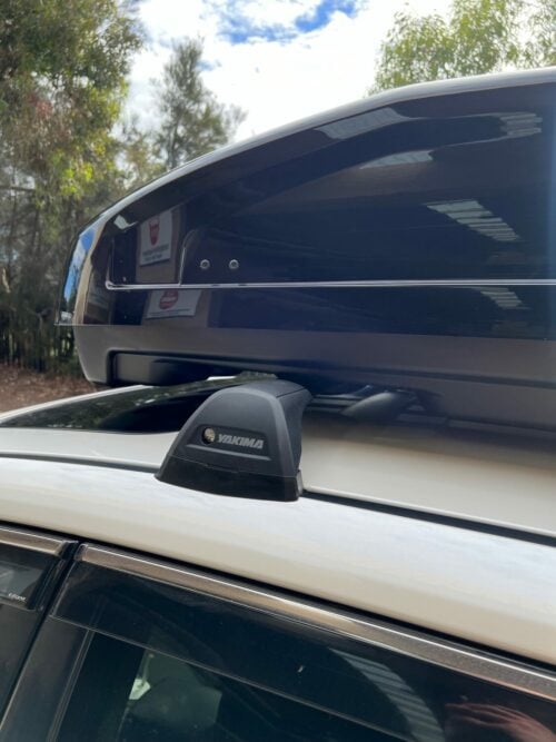 Subaru Liberty Wagon (with fixed points) 2009-2013 Yakima Blk Racks (pr) (S6YB/K368) - Image 3