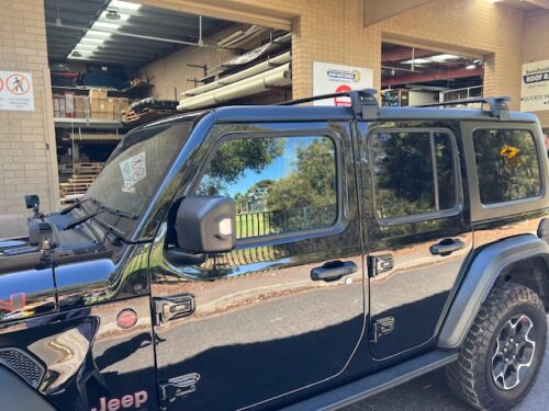 Jeep Wrangler JL 2 & 4dr Hard Top 03/19on Yakima Gutter Mount Racks Silver (pair) (S18Y/K324) - Image 10
