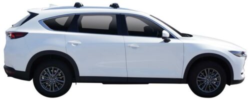 Mazda CX8 With Flush Rails 07/18on Yakima Through Bar Roof Racks (pr) (S16W/K1126) - Image 2